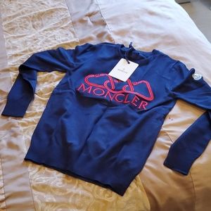 Moncler marine wool sweater